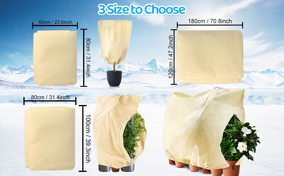 Housses de Protection pour Plante
