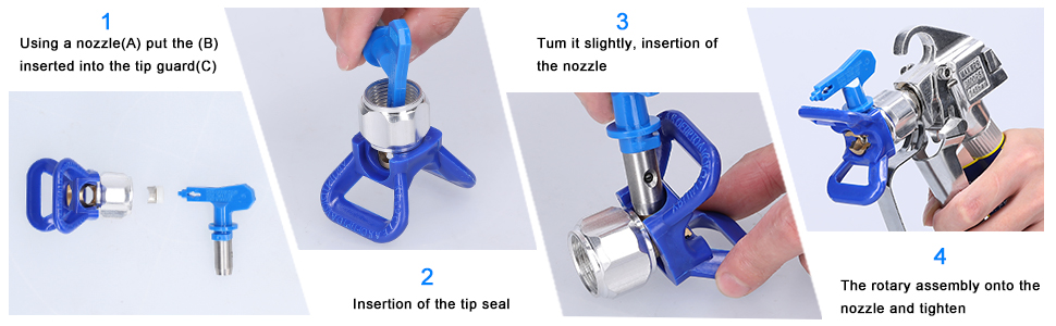 ugello per spruzzatore airless