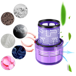 Filtre de Remplacement Lavable pour Dyson V11 Torque Drive V11 Animal V11 Absolute SV14 V15