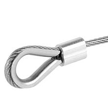Stainless steel wire rope set