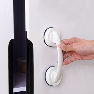 Poignée à ventouse pour porte et fenêtre en verre blanc