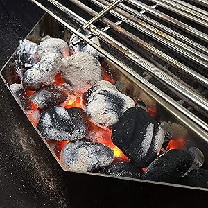 Porte-charbon à briquette Char-Basket