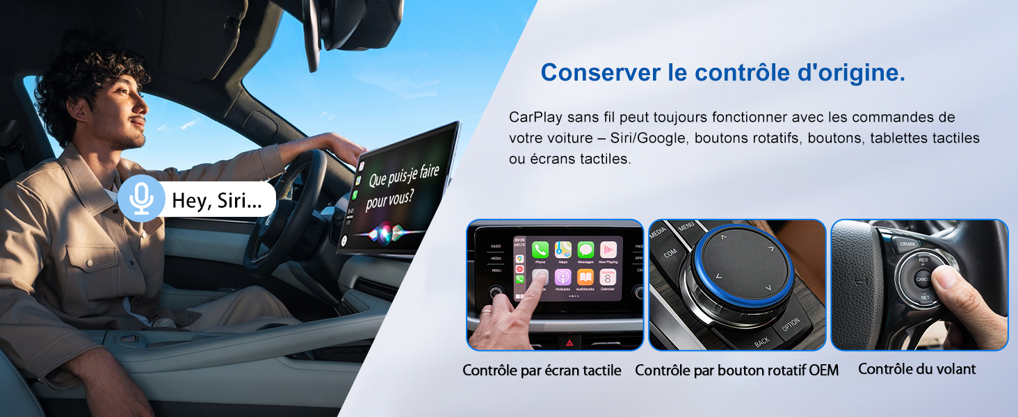 CarPlay et Android Auto 2 en 1