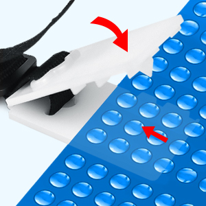 Kit de fixation pour couverture solaire de piscine