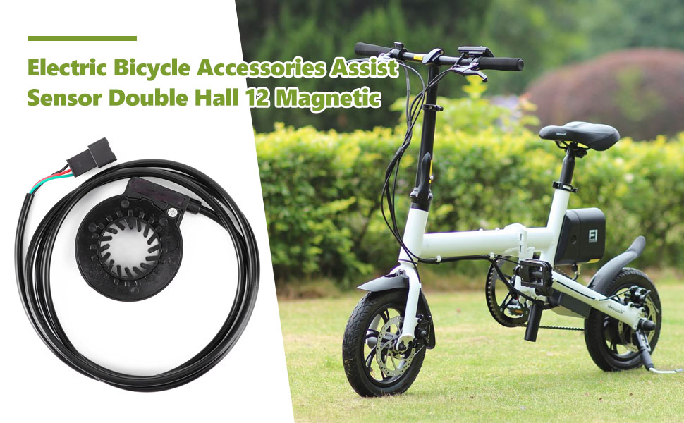 Accessoires de vélo électrique capteur d'assistance Double Hall 12 Roue intégrée magnétique