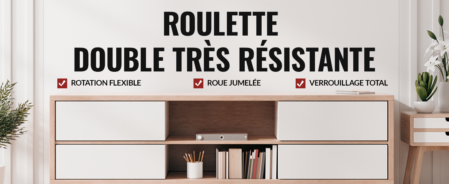 Roulette roulettes pour meubles roulette charge lourde roulettes pivotantes 