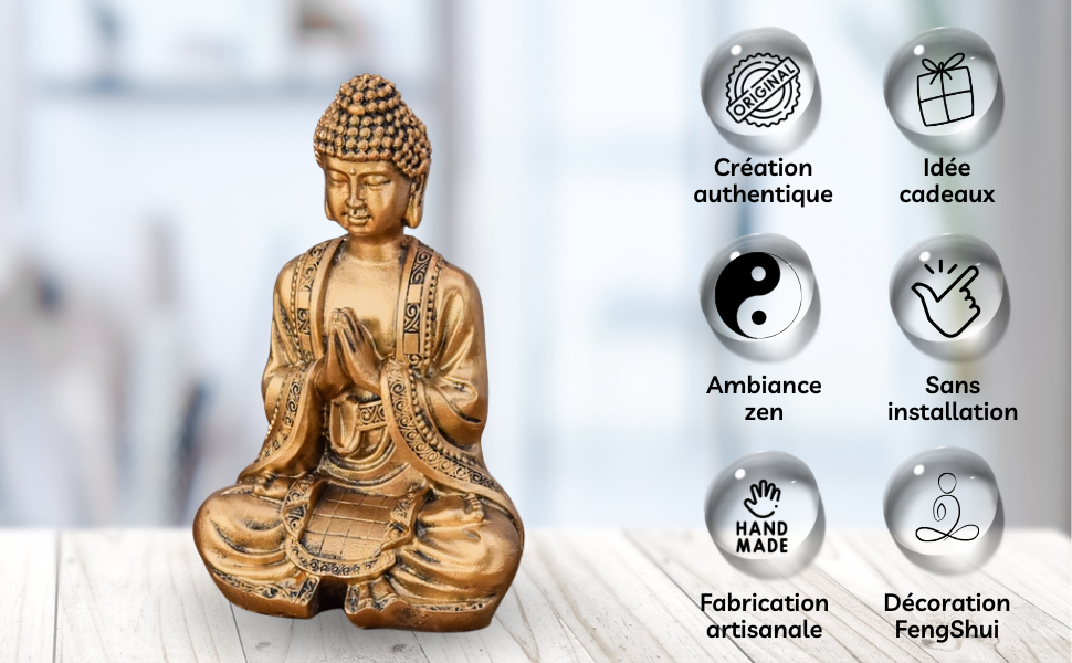 Les plus produit : Authentique, idée cadeaux, Ambiance zen, Artisanale et FengShui