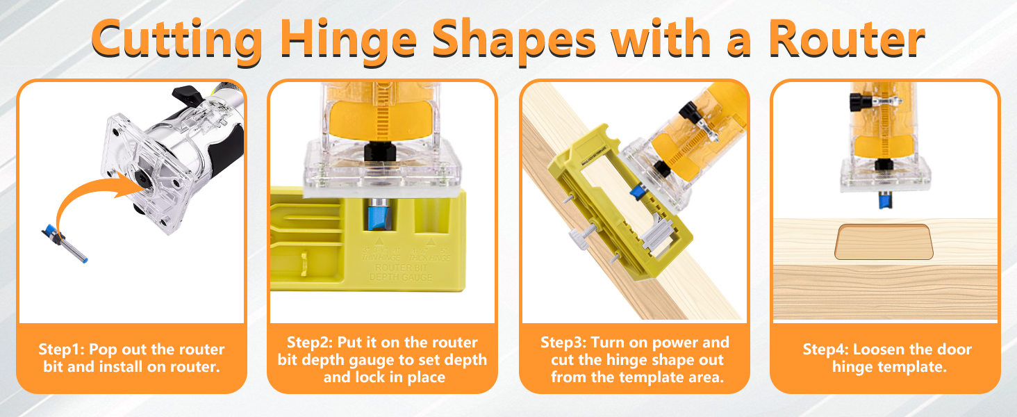 Door Hinge & Door Latch Installation Kit