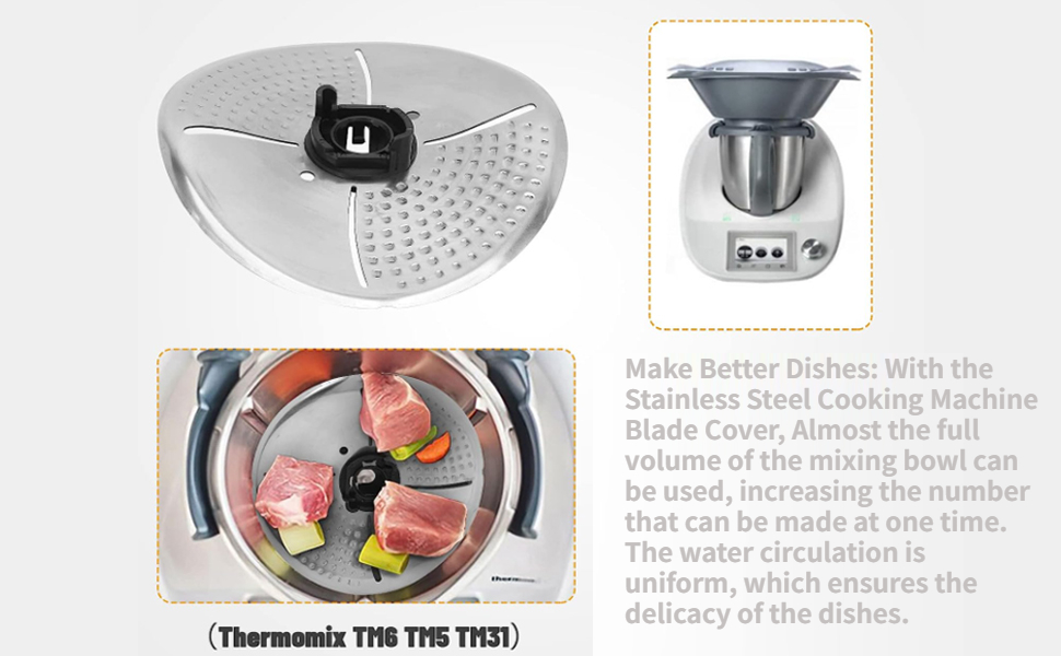 Stainless Steel Cooking Machine Blade Cover