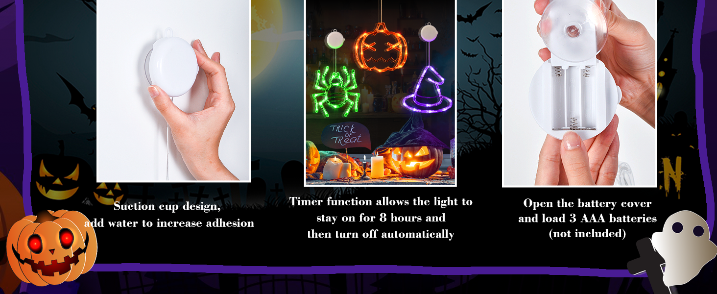 lumières d'Halloween