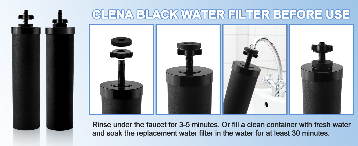 Black Water Filter Replacement Activated Carbon Filter