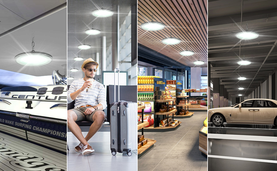 lampe led industrielle ufo 100w 150w 200w