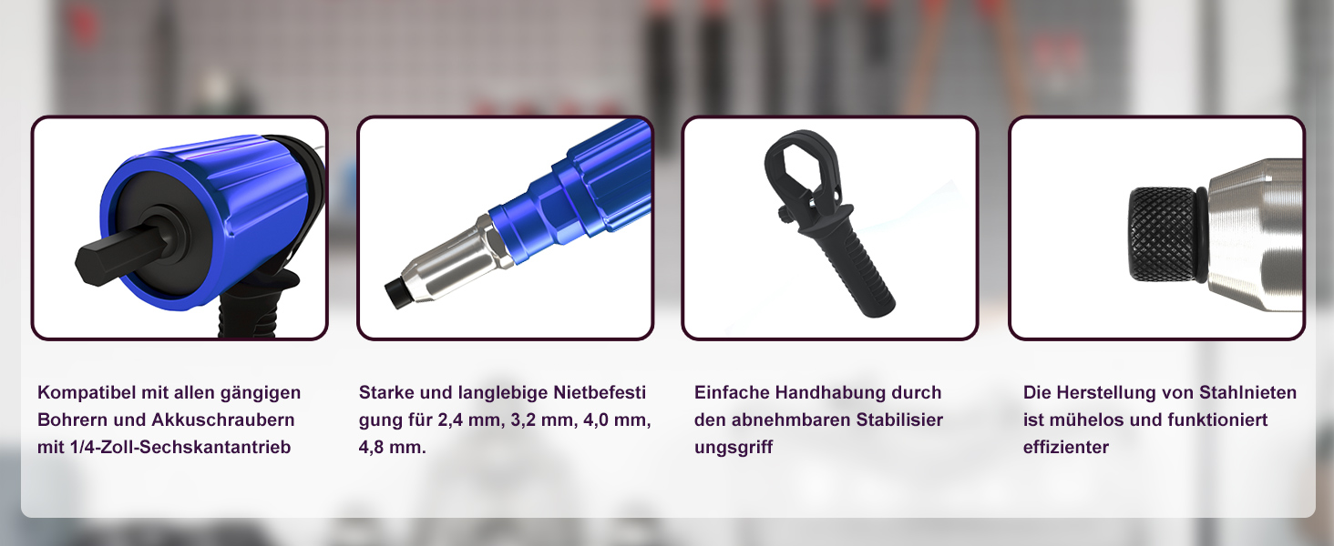 Adaptateur de rivets 