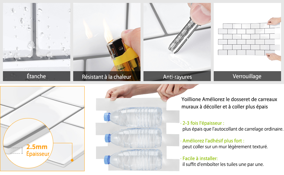 WaterproofAble Subway 3D Slab