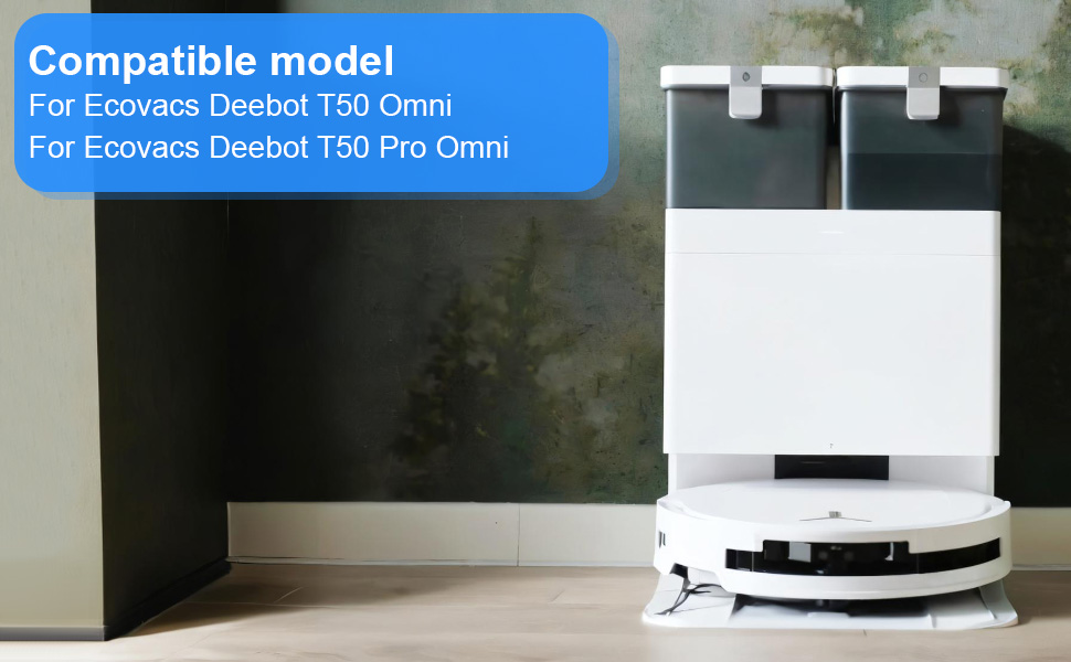 Kit d'accessoires de rechange pour Ecovacs Deebot T50 Omni 