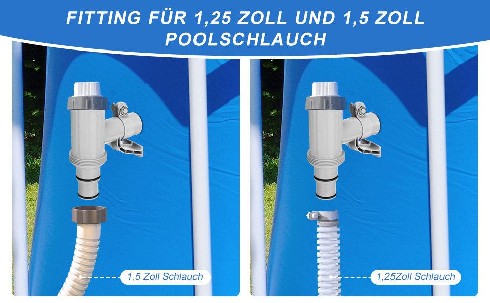 Pool Plunger Valve Plus for above ground pool