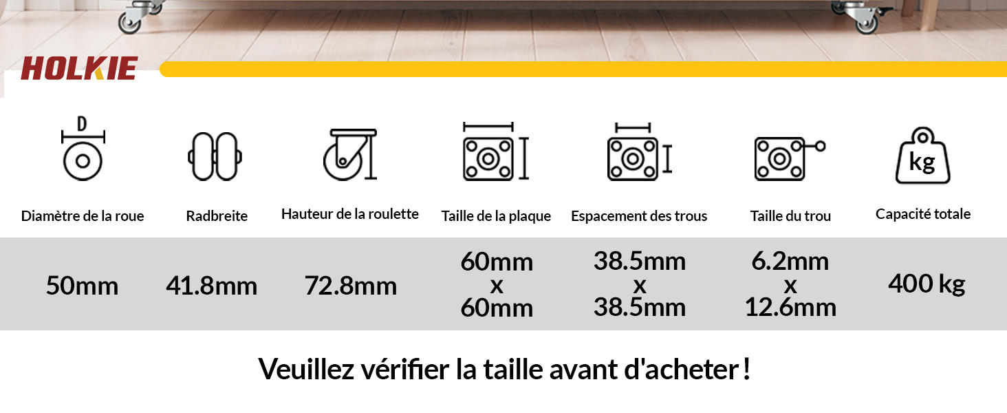 Roulette roulettes pour meubles roulette charge lourde roulettes pivotantes