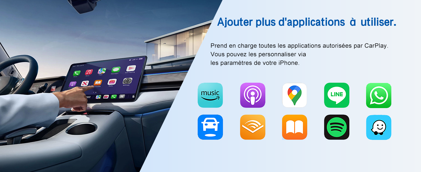 CarPlay et Android Auto 2 en 1