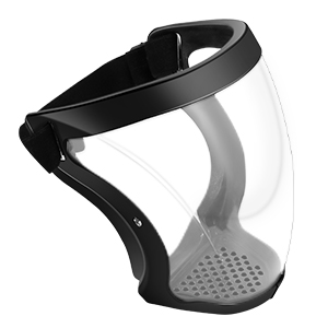 Uennm Anti-Fog Protective Full Face Shield, Face Shield de Protection Complets, Réutilisables