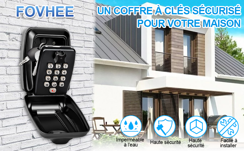 boite a clefs securisee exterieur