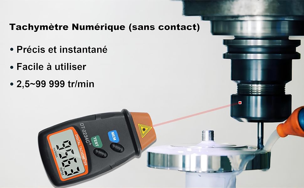 Tachymètre numérique