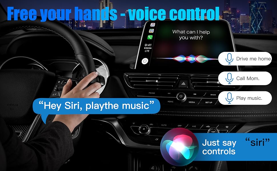 Free your hands and optimize the driving experience