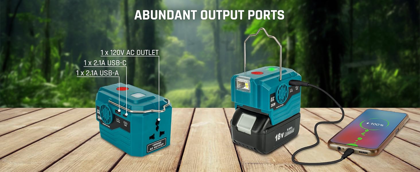 Makita battery inverter