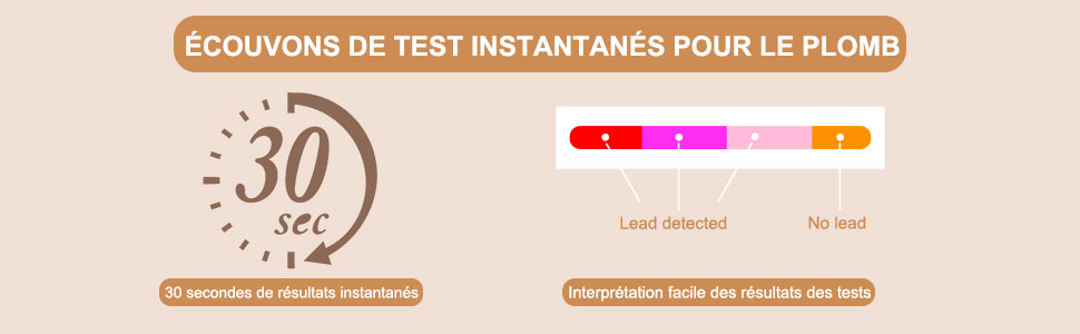 écouvillon pour le test du plomb
