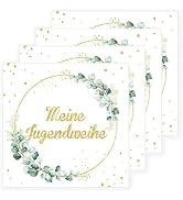 40 Pcs Serviettes de Coeur de Jeunesse, Serviette Anniversaire, Décoration de la Jeunesse, Pa...