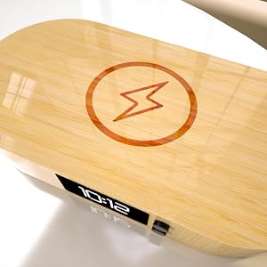 m zimoon Lampe De Chevet Avec Charg Rapide Sans Fil