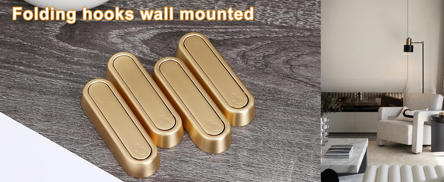 Ganci da parete pieghevoli