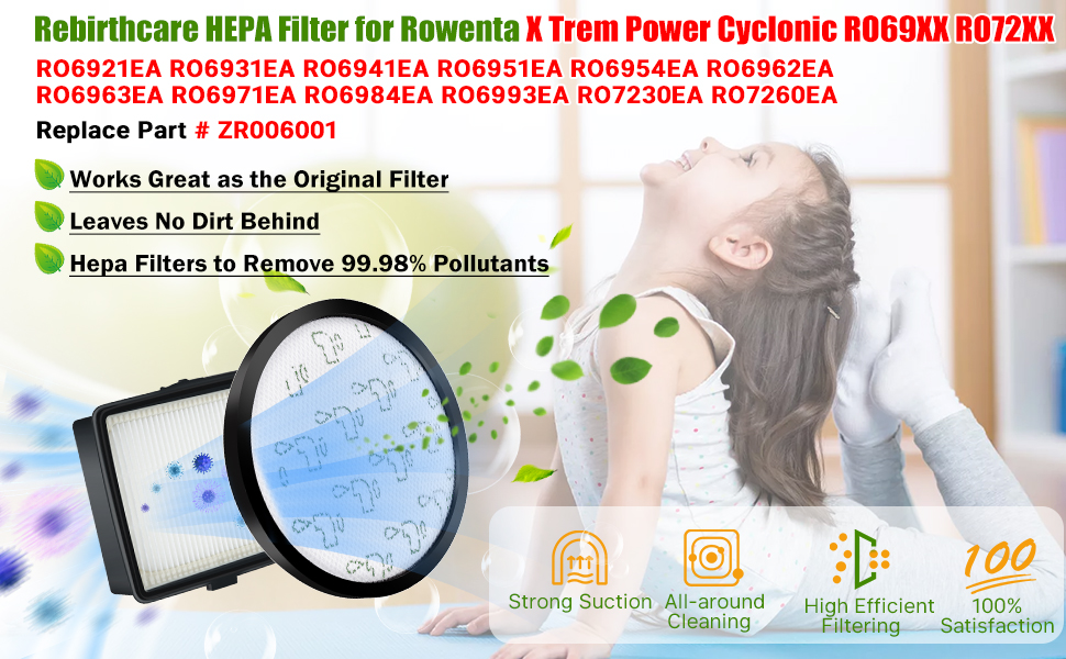 filtro ciclónico para aspiradora Rowenta xtrem power
