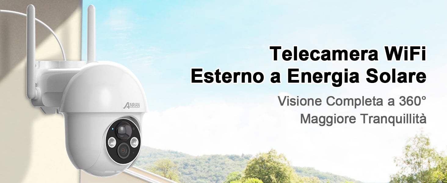 videocamera sorveglianza esterno wifi telecamera esterno senza fili