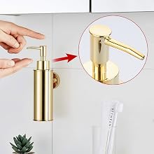 wall mounted soap dispenser