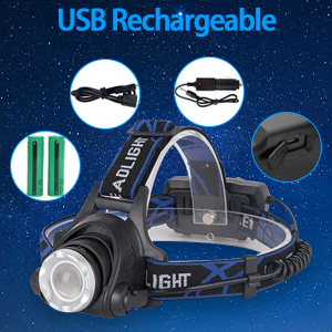 USB phare rechargeable 