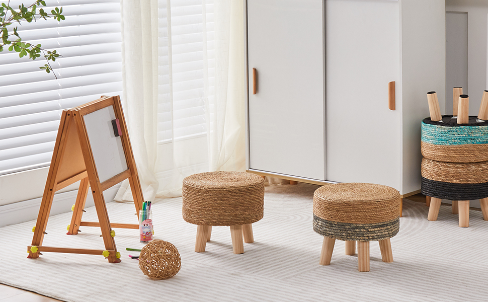 repose-pieds tabouret siège rembourré pouf tabouret pour animaux de compagnie rembourré