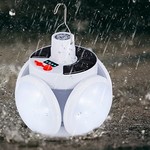 Lampe de camping solaire