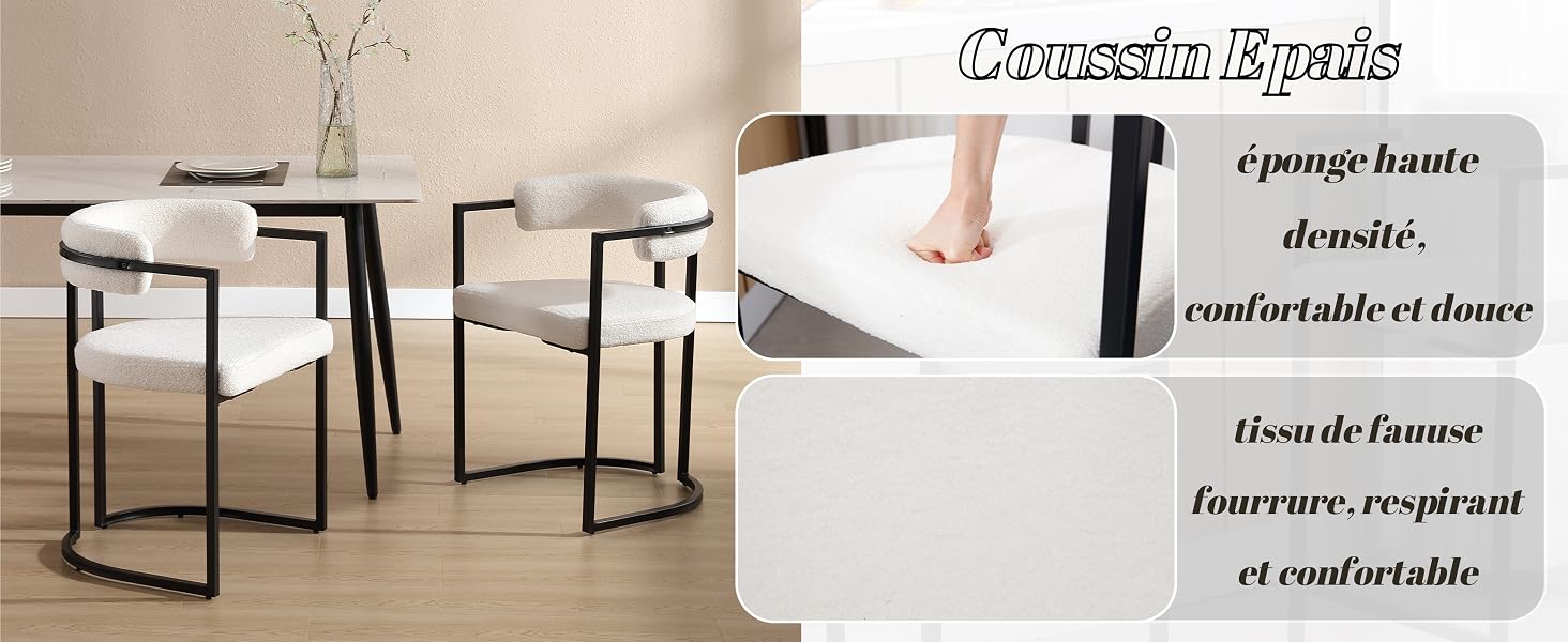 chaise avec pied metal chaise rembouree chaise de cuisine