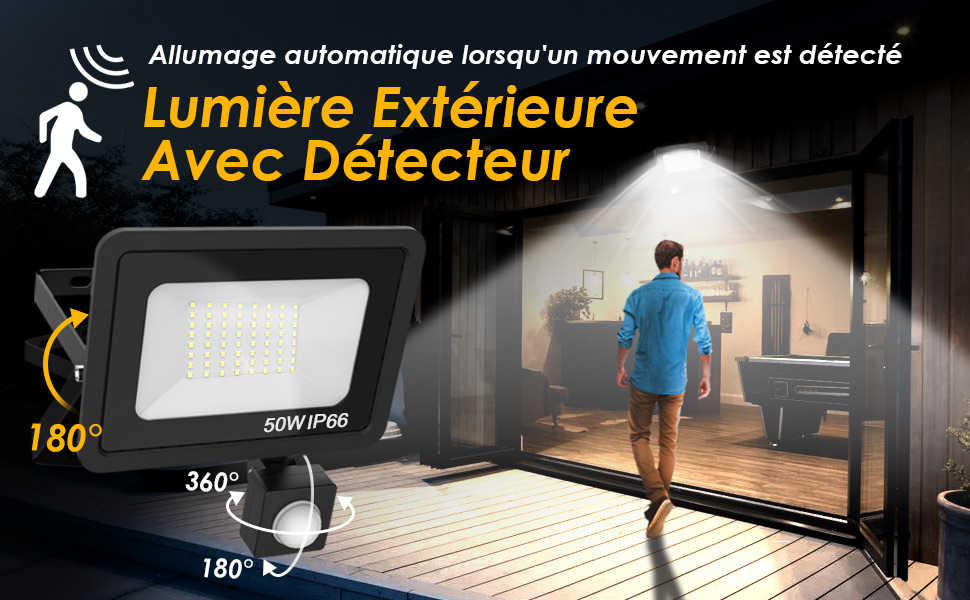 lampe led detecteur de mouvement