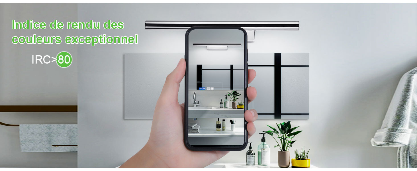 Lampe Salle de Bain Mirroir