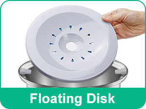 Avec disque flottant, libération quantitative d'eau et protection contre le risque d'étouffement pour les animaux domestiques
