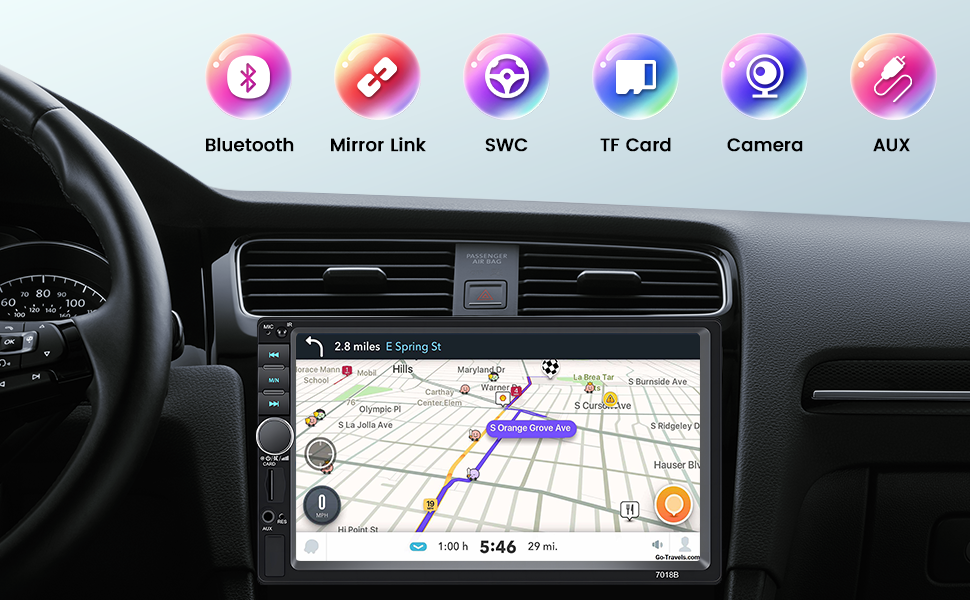 autoradio bluetooth din 2