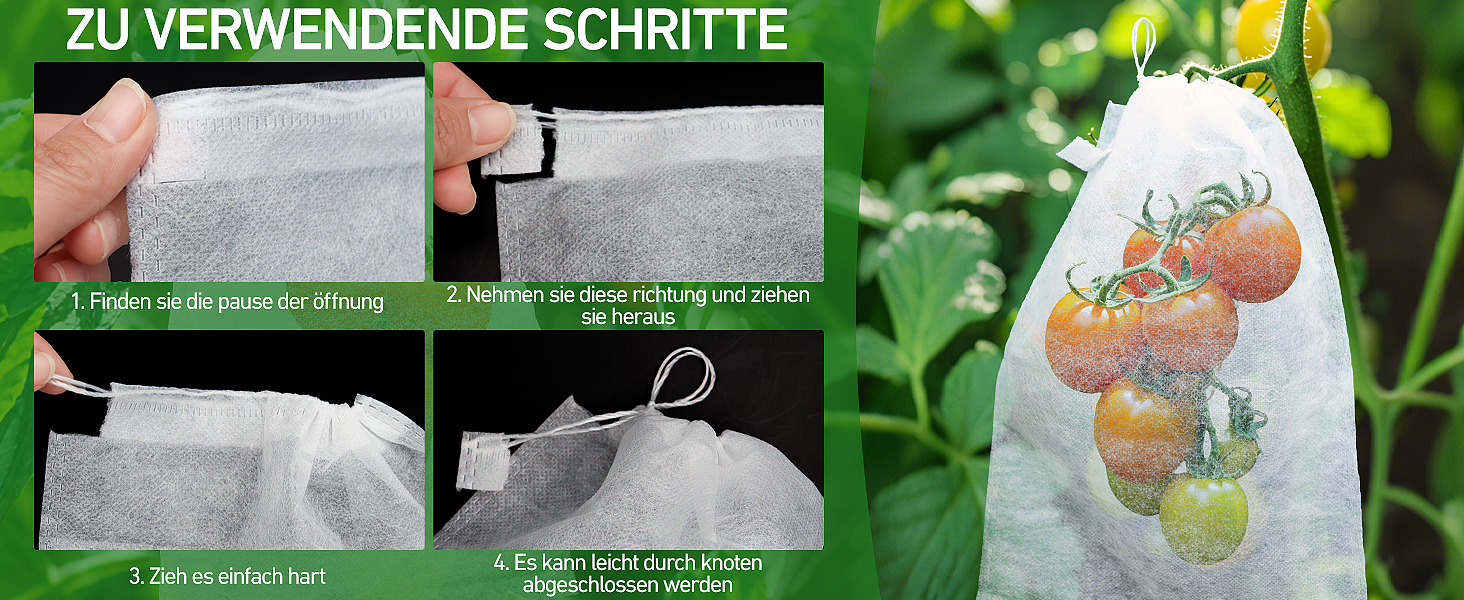 Sacs de protection pour fruits