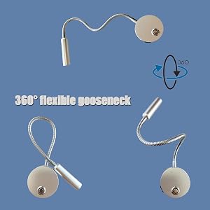 360° drehbarer Schwanenhals Lampenarm