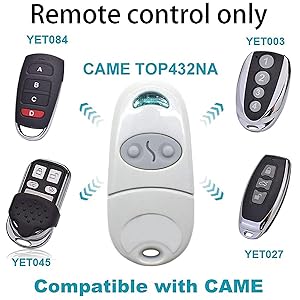 Télécommande Universelle Portail, Top 432NA Telecommandes Portatives 433