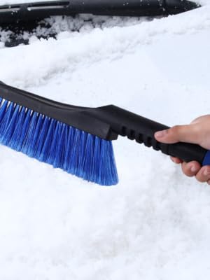 Grattoir à glace 2 en 1 avec balai