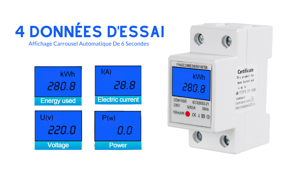 compteur electrique consommation