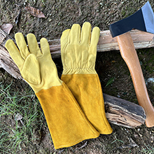long sleeve gardening gloves