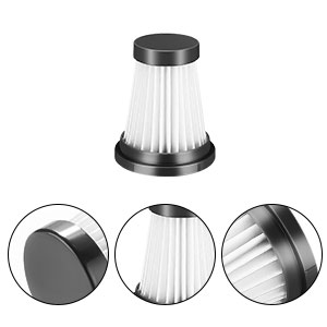 Fixbetter 3 Pcs Filtre de Remplacement pour MOOSOO K12, K12 Pro, K13 Aspirateur sans fil