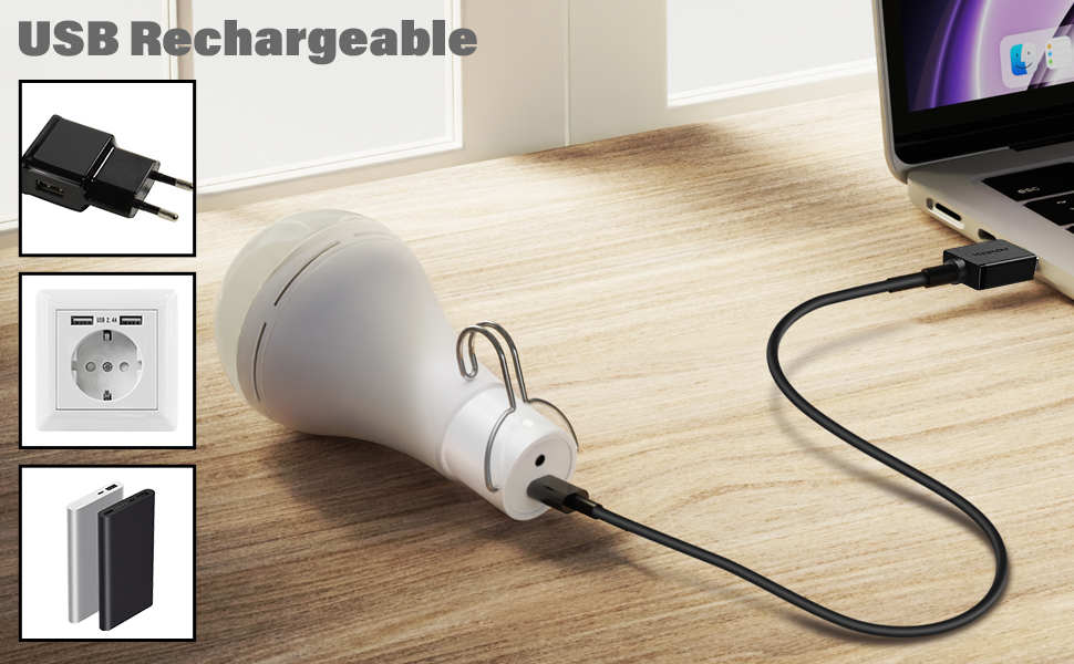 Rechargeable LED Bulbs Lamp
